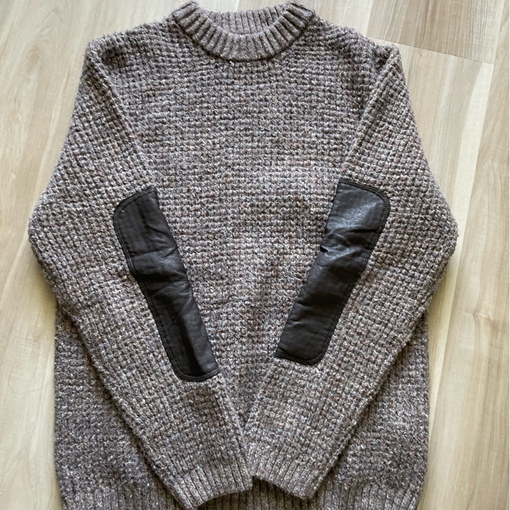 Zara Brown Knit Sweater